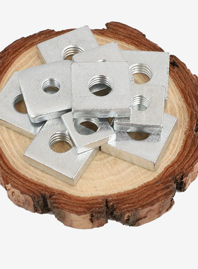 M3M4M5M6M8M10M12镀锌四方螺母方型螺母方母型材母长方形螺丝帽GG