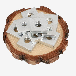 M3M4M5M6M8M10M12镀锌四方螺母方型螺母方母型材母长方形螺丝帽GG