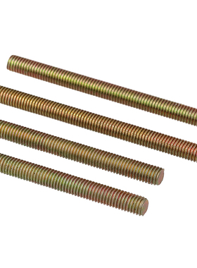 M8M6 螺杆镀锌家具全丝杆无头螺柱双头全牙螺丝两头通丝牙条裸杆