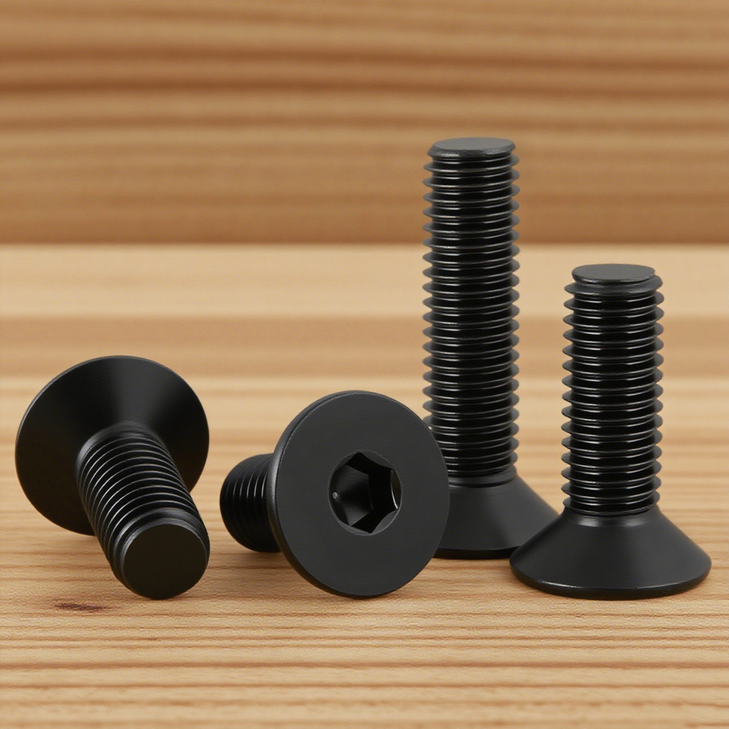 黑色沉头内六角螺丝不锈钢