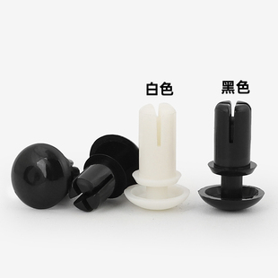 按压式 尼龙铆钉R3R4R5 塑料铆钉R型PC板铆钉塑胶卡扣塑料子母铆钉