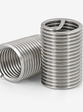 304不锈钢/钢丝螺套/螺纹护套/螺丝套细牙钢丝牙套6-M14*1*1.25GG