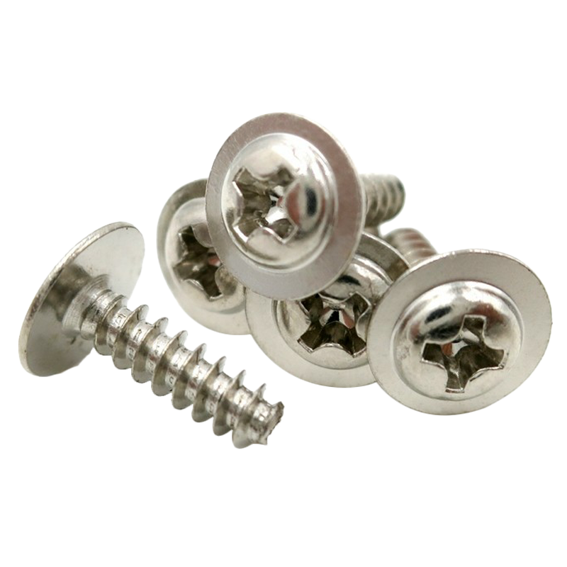 304不锈钢带垫平尾盘头自攻螺丝