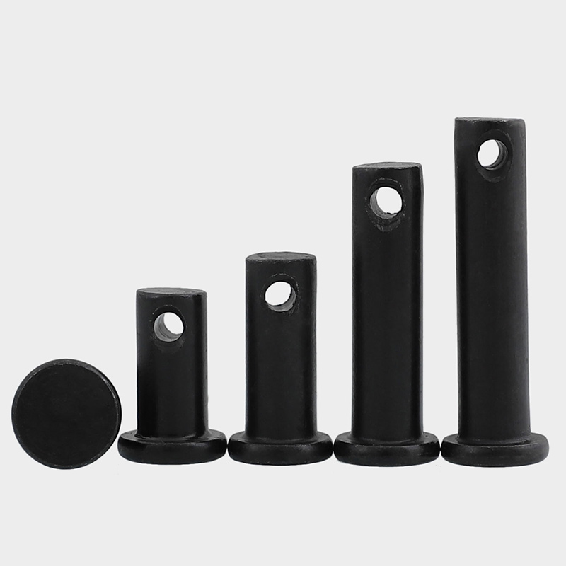 gb882发黑平头带孔t型销轴