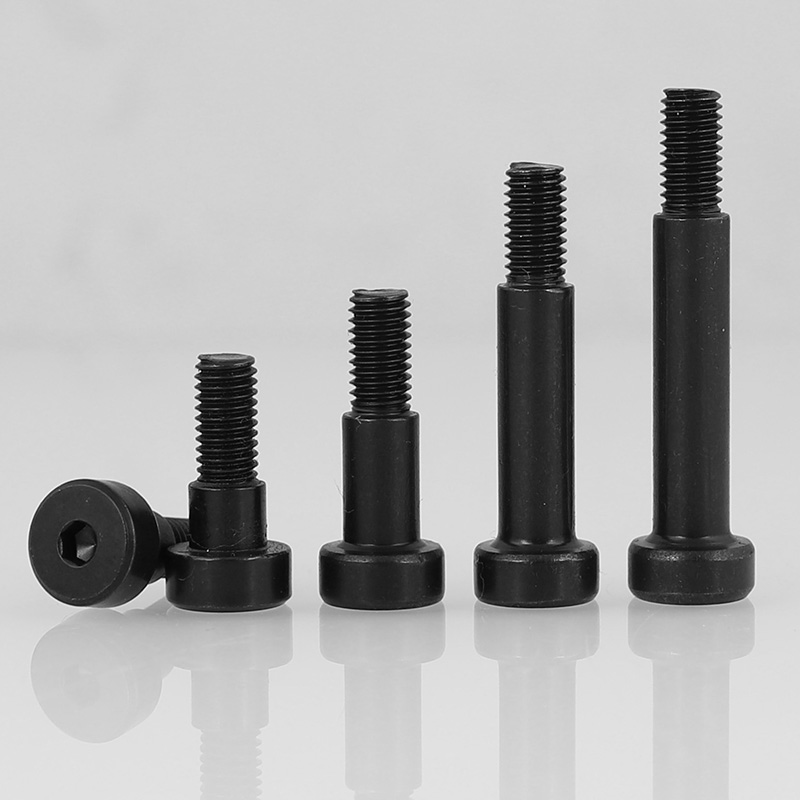黑色304不锈钢内六角塞打螺丝轴肩等高限位螺栓螺钉m3m4m5m6m8m10
