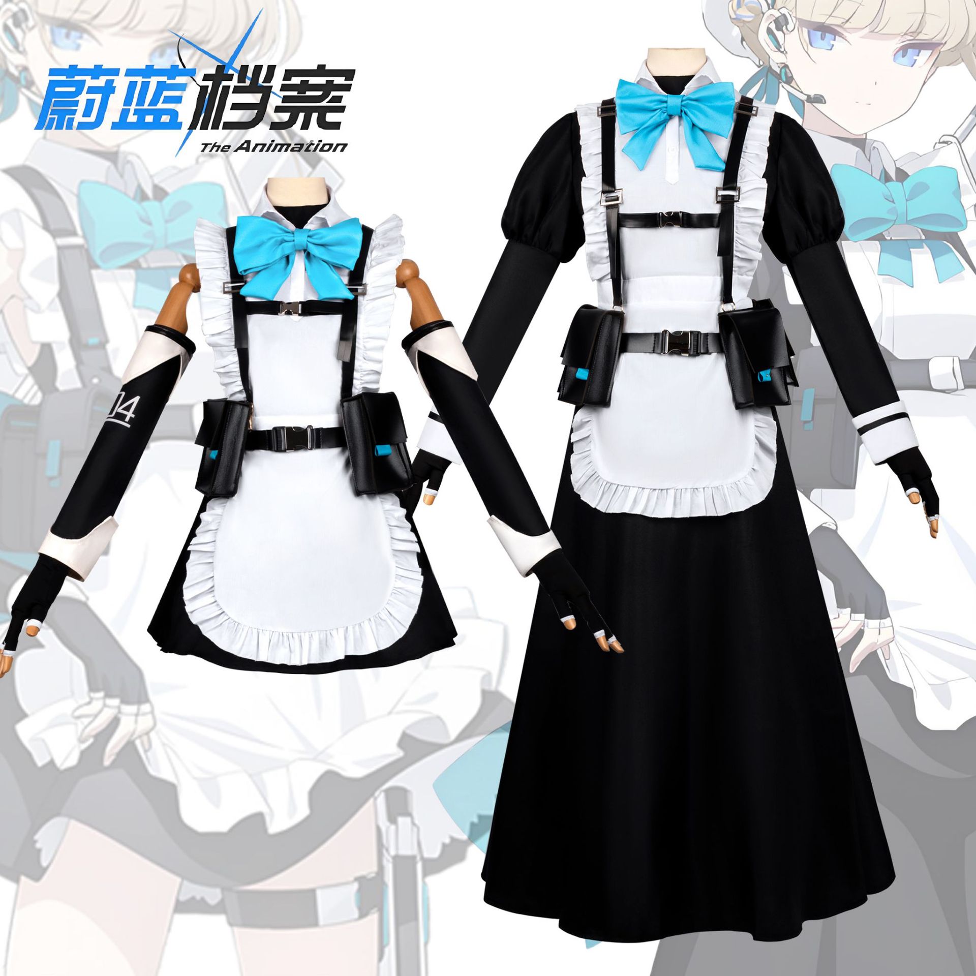 蔚蓝档案cos服飞鸟马时长二次元动漫cosplay服万圣节表演服连衣裙