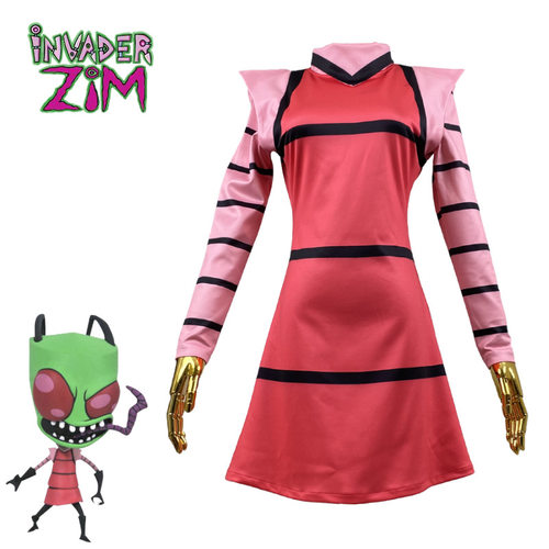 外星入侵者ZIM连衣裙cos服魔幻入口cosplay万圣节套装厂家