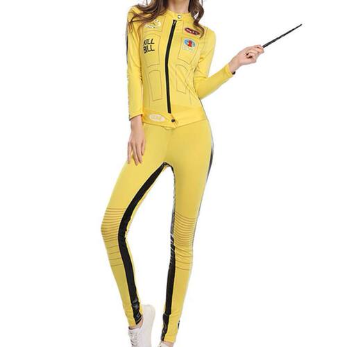 2020万圣节服装杀死比尔新娘KillBill黄色连体衣Cosplay服装衣服