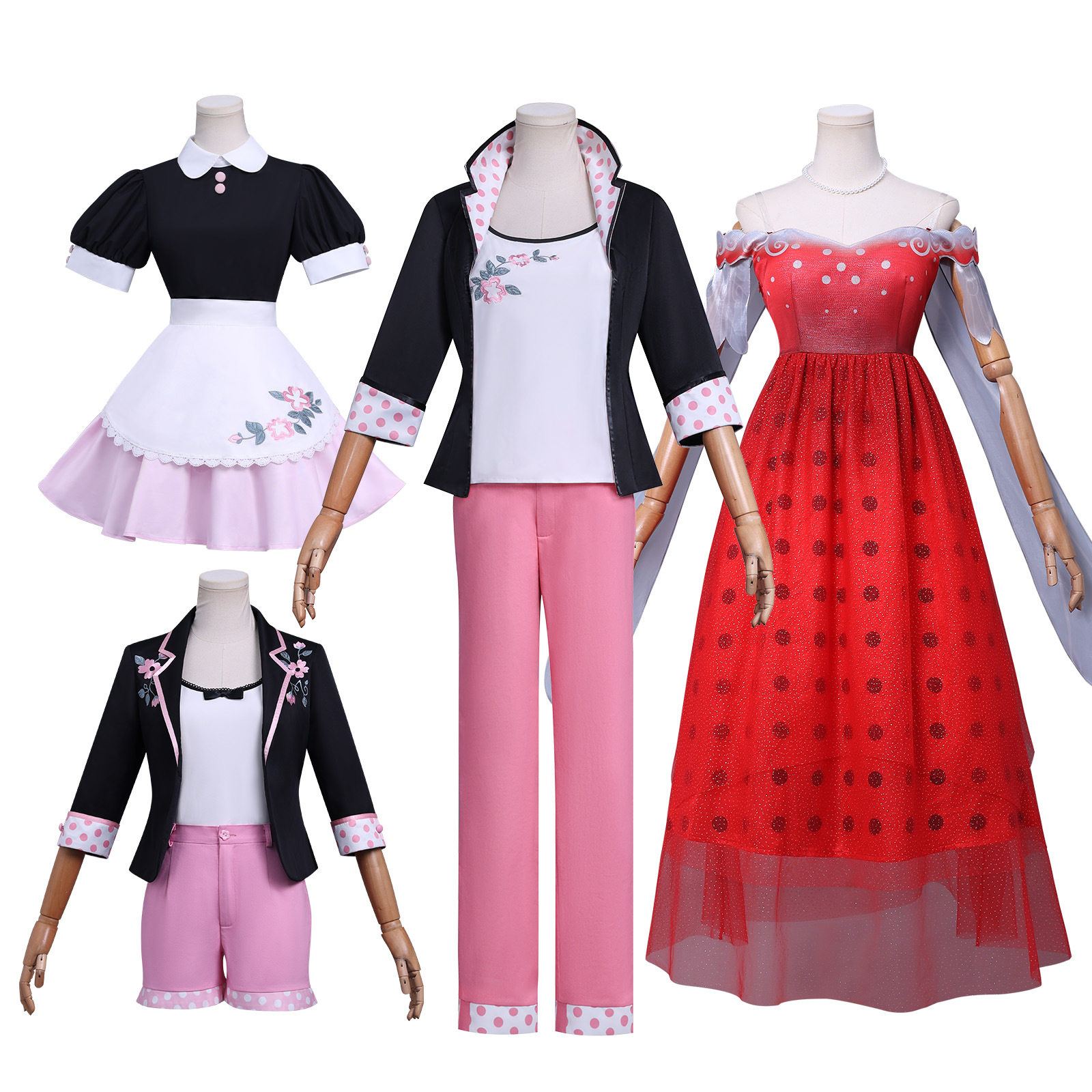 瓢虫少女cos服奇迹少女雷迪玛丽娜第六季西装常服cosplay粉色服装