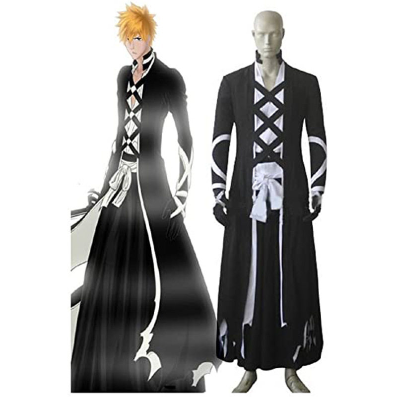 黑崎一护cos服漂白一后黑崎新班凯角色扮演服装万圣节服装