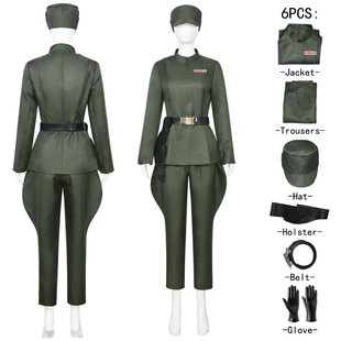 z欧比旺cos服万圣节电影星球大战帝国女军官cosplay服装现货