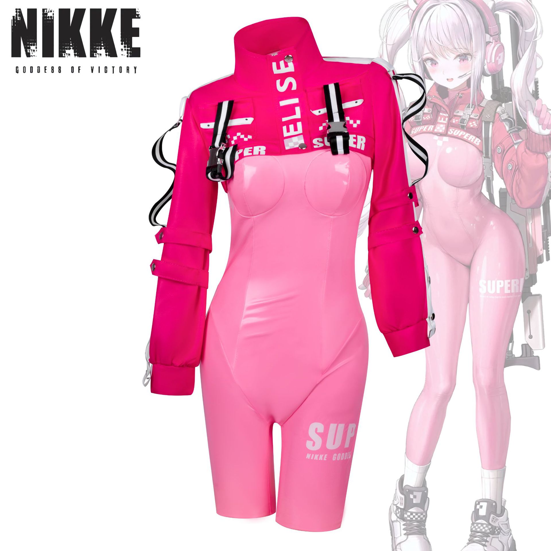 NIKKE胜利女神:妮姬cos服紧身连体衣爱丽丝cosplay动漫服装现货