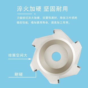 400R刀盘套装加工中心数控刀盘/面铣刀盘90度清角直角面铣刀头