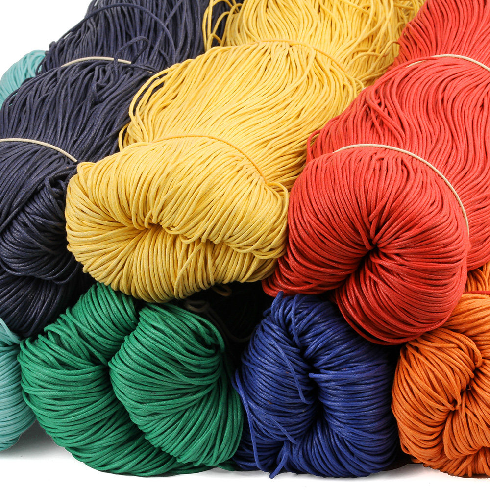 2毫米棉蜡绳蜡线 2mm棉腊线diy饰品配件棉质蜡绳 打蜡棉绳吊牌绳