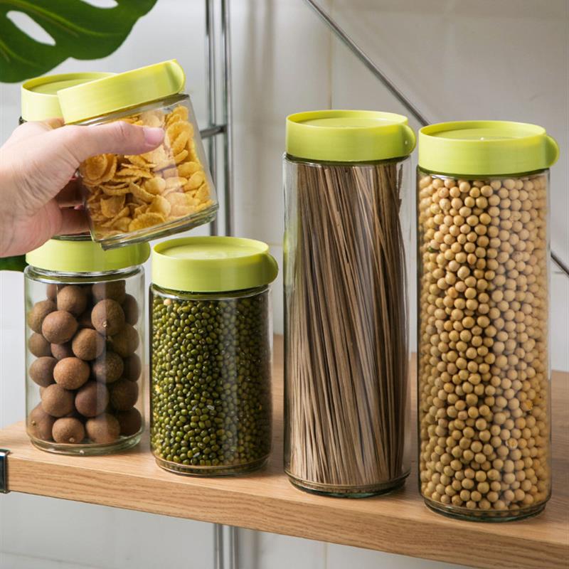 密封防潮储物罐五谷杂粮收纳盒玻璃罐茶叶蜂蜜食品级储存盒