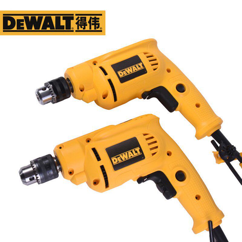 得伟dewalt手电钻dwd012/14小型手电钻220v多功能电动工具手枪钻