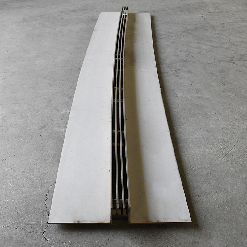 厂家 不锈钢线型盖板304缝隙式排水沟盖板广场弧形地沟盖