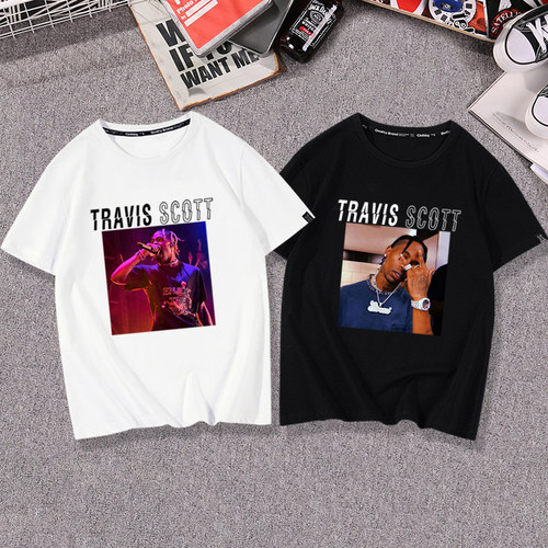 TravisScott短袖T恤衣服体恤