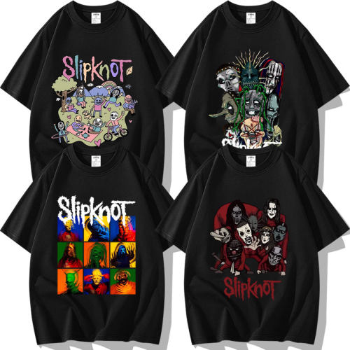 活结乐队Slipknot周边短袖T恤衫