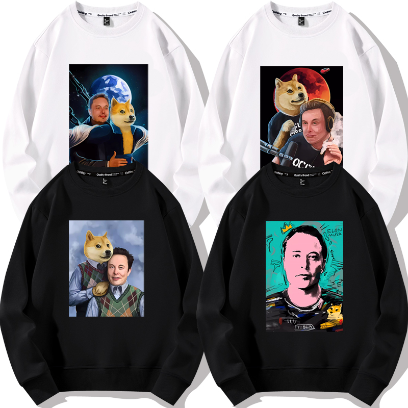 马斯克elonmusk长袖衣服卫衣