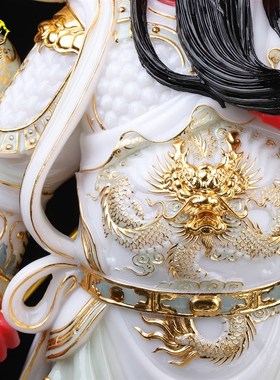 快速发货h 汉白玉伽蓝韦陀神像关公韦陀佛像韦陀天神护法家