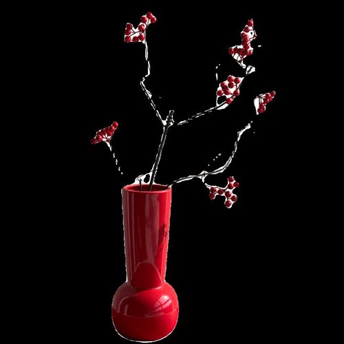 快速发货click高品质冬青红A果发财果仿真花节日装饰道具家用乔迁