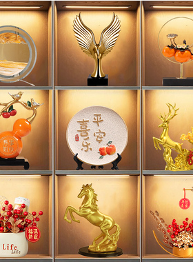 快速发货现d代酒柜装饰品摆件轻奢高档客厅电视柜玄关家居搬家乔