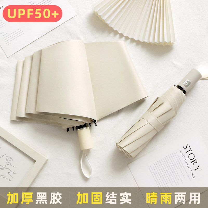 防紫外线太阳伞晴雨两用折叠防晒图片