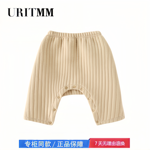 【2折专区】折扣店撤柜  婴儿裤子秋冬季新生儿保暖按扣裆打底裤