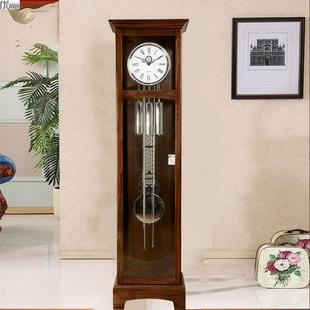 落地钟客厅现代机械座钟简约立钟德国赫姆勒钟表复古老爷钟 欧式