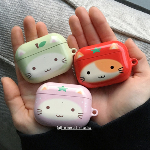 古早萌物笑脸猫咪4代耳机套