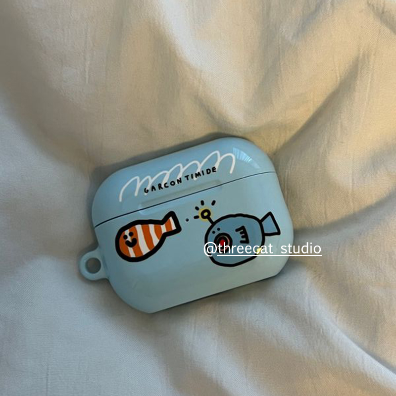 可爱海洋动物airpods4耳机套