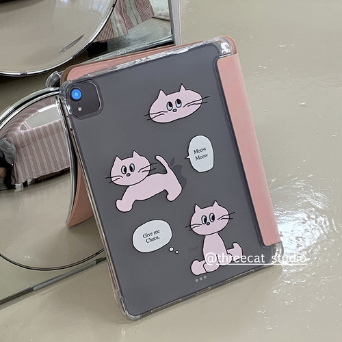 苹果ipadair7猫咪保护套