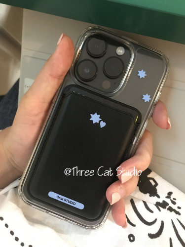 苹果17pro爱心星星磁吸手机壳