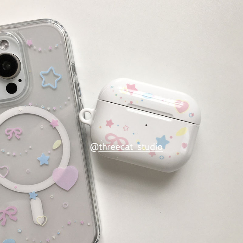 糖果星星蝴蝶结爱心4代耳机套