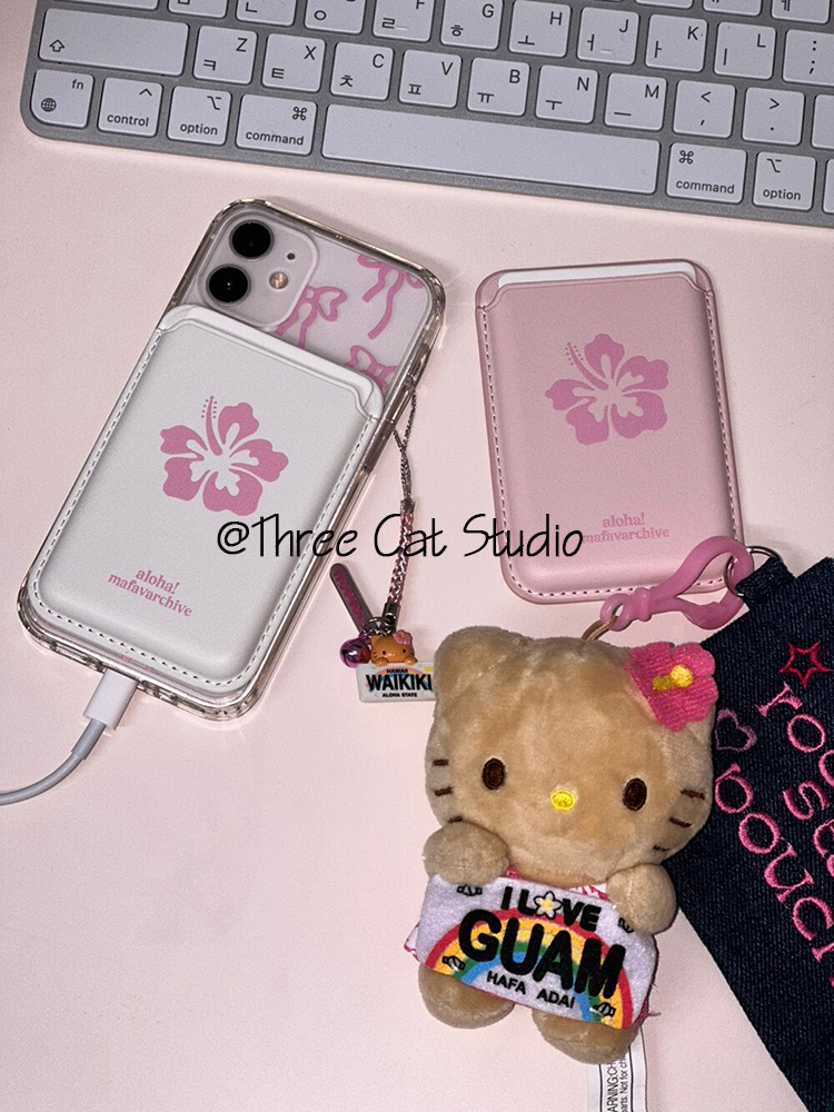 苹果17pro紫荆花磁吸手机壳