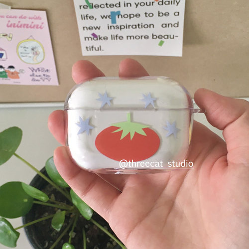 简约蓝色星光番茄pro3耳机套