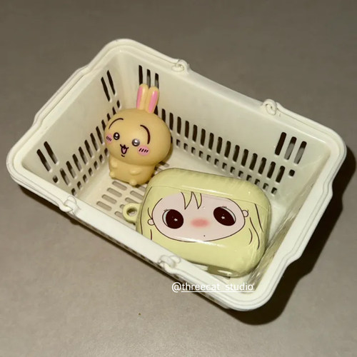 奶油黄大头少女airpods5耳机套