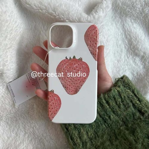 苹果17pro草莓菲林手机壳