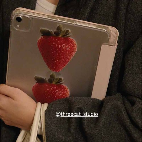 韩ins少女心草莓ipad保护套