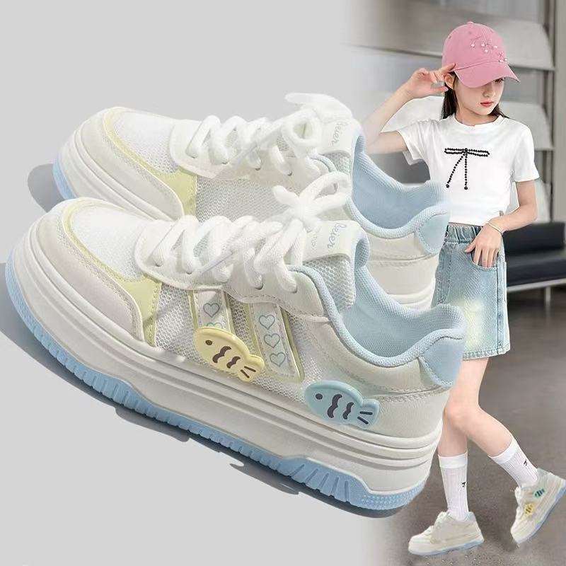 女童鞋子2026春夏季新款女孩运动鞋儿童板鞋中大童百搭休闲小白鞋
