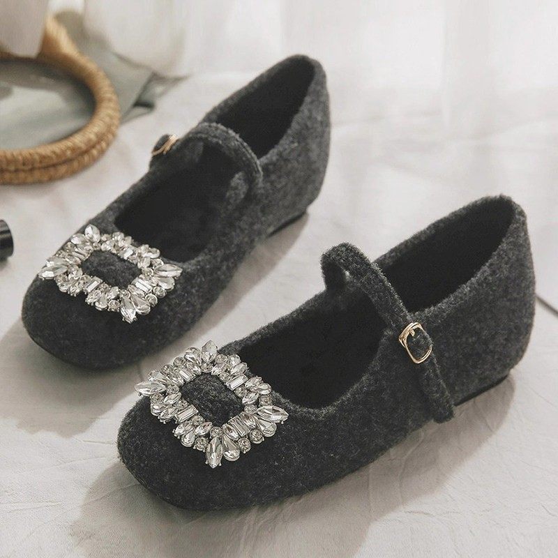 英国【设计师】Catia Seli 内增高法式配裙子毛毛鞋女毛呢单鞋女,女鞋,玛丽珍鞋,淘宝优惠券,粉丝福利购,淘宝优惠卷