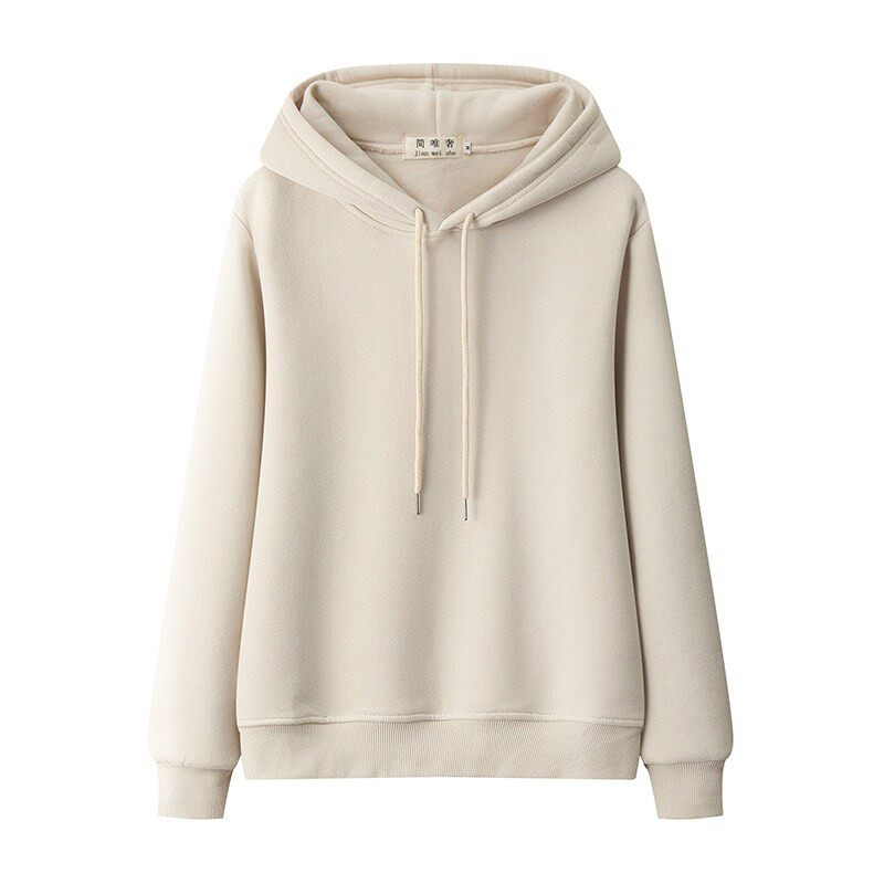 潮牌连帽小个子正肩卫衣女加绒加厚2025秋冬新款韩版长袖外套上衣