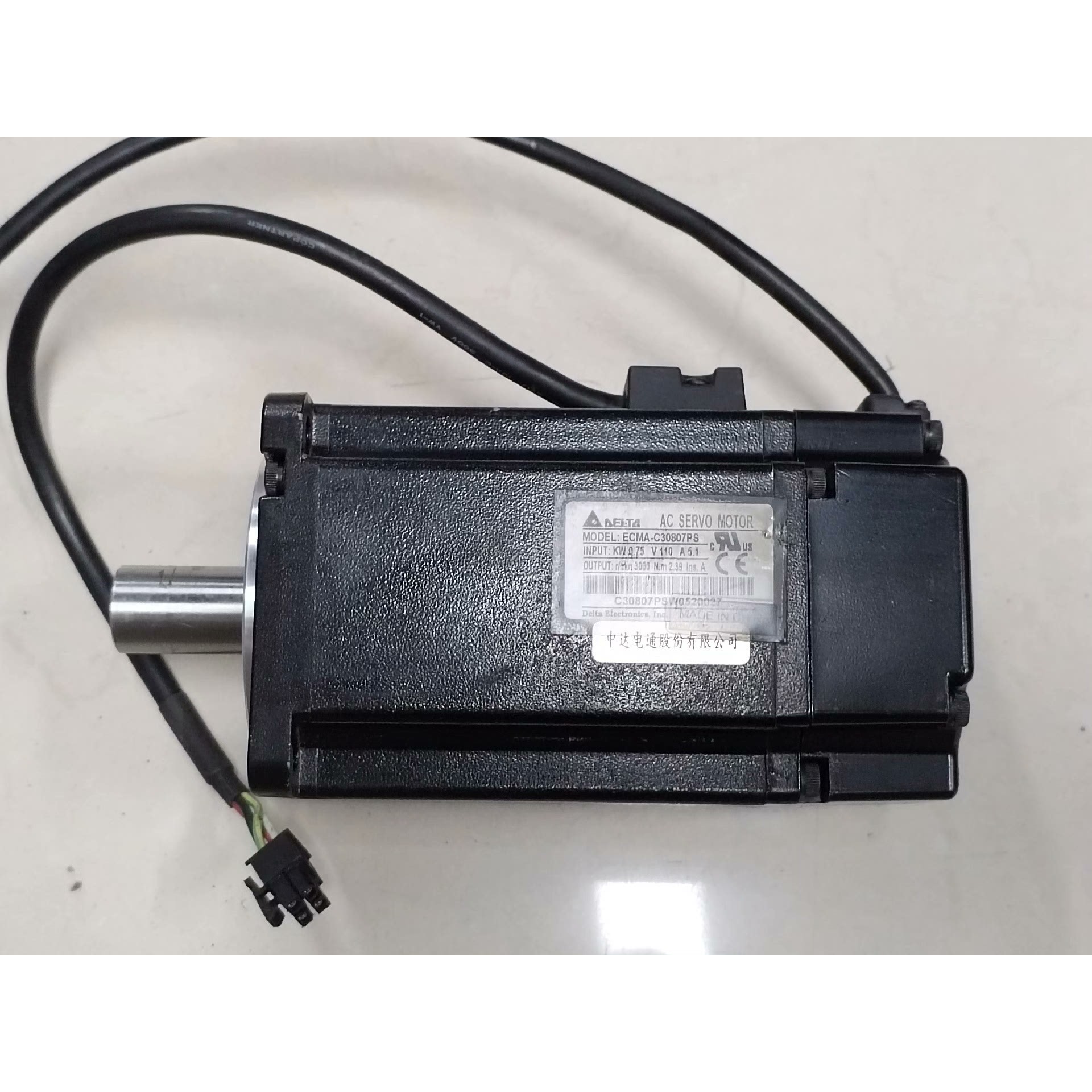 台达AB电机  ECMA-C30807PS/ECMA-C30