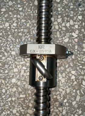 拆机韩国MR滚珠丝杆副GX-2510A直径25导程10 头端