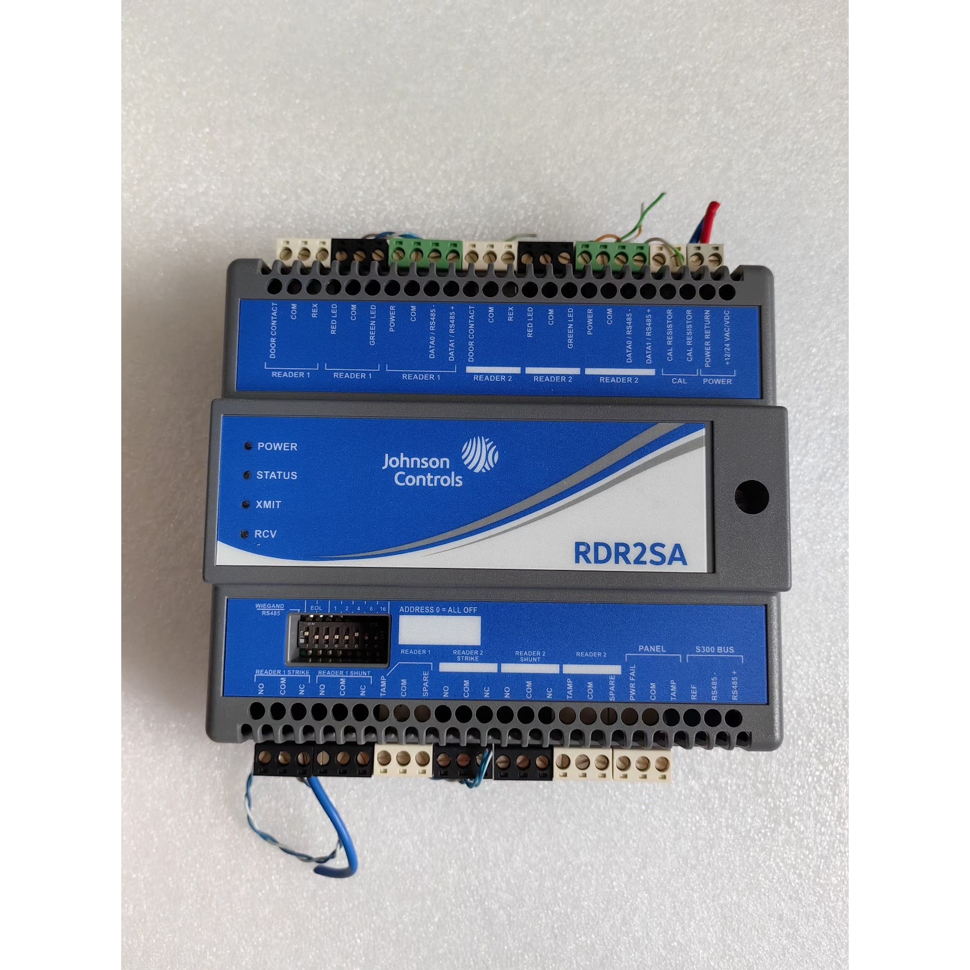 江森门禁控制器 S300-DIN-RDR2SA 实物图,功能