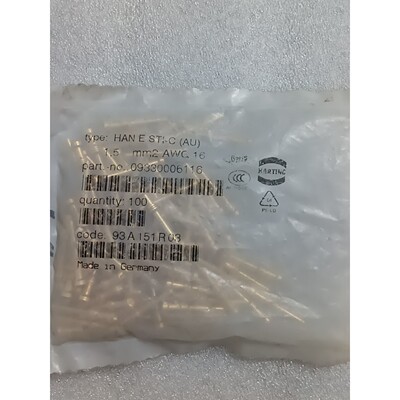 HARTlNG哈丁 浩亭镀金针 09330006116 全新