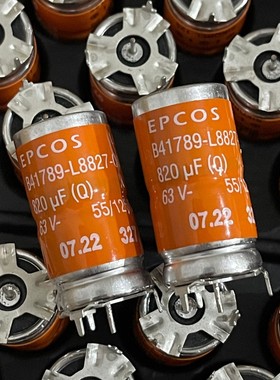 EPCOS B41789L8827Q Q级 820UF 63