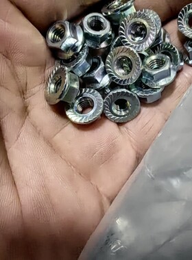 韩国进口法兰螺帽,实拍现货一袋,重量20.78斤,3000个