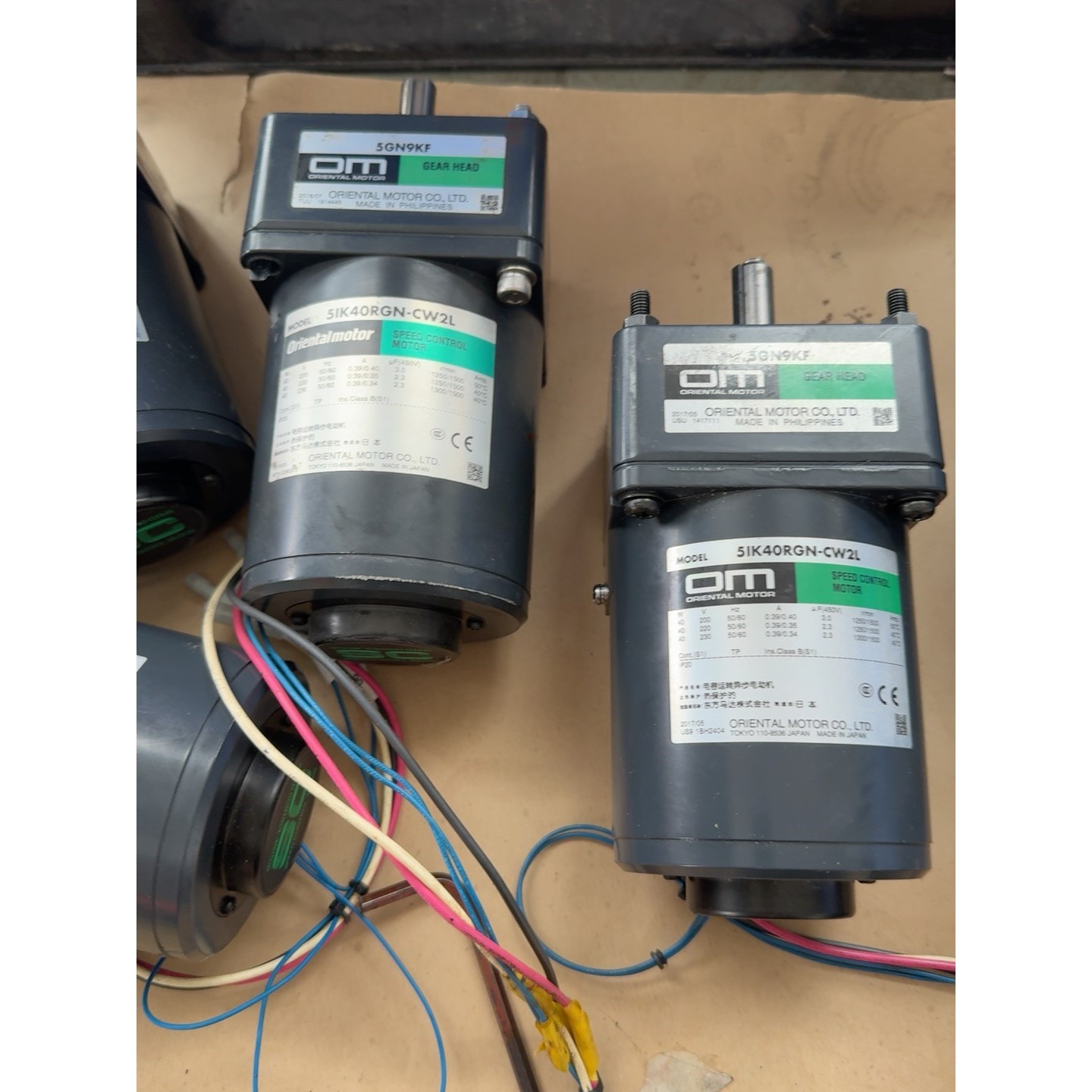 日本东方OM减速电机5IK40RGN-CW2L,带5GN9K